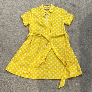 Lisa Marie Fernandez for Target yellow polka dot dress